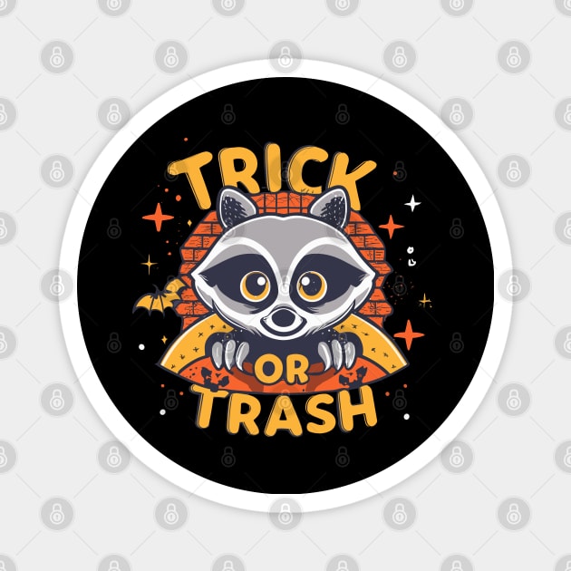 Trick-or-trash Magnet by Junalben Mamaril